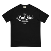 :/Em/Sie/: Unisex garment-dyed Black heavyweight t-shirt