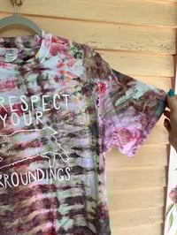 Image 3 of LARGE Disrespect Your Surroundings Tie Dye Shirt C4