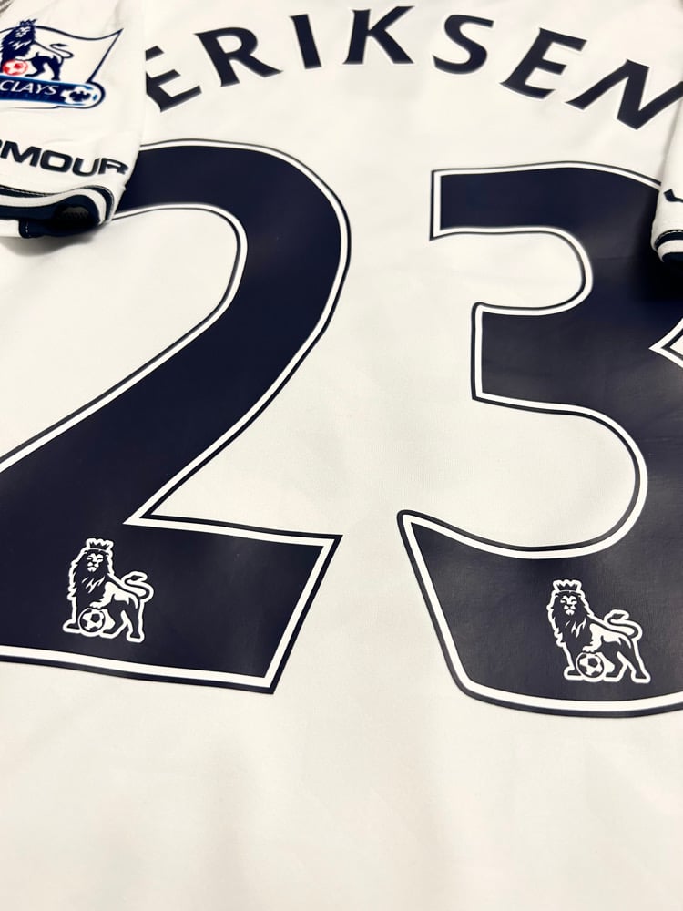Image of PRE ORDER: NEW Tottenham Hotspur “ERIKSEN 23” 2013/14 Home Shirt + PL patches (S)