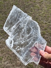 Image 6 of Transparent Selenite Slab Morocco Morocco #2815