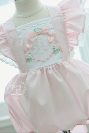 Image of Custom Silk Monogrammed Pinafore Collection
