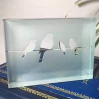 Image 4 of Birds Glass Block