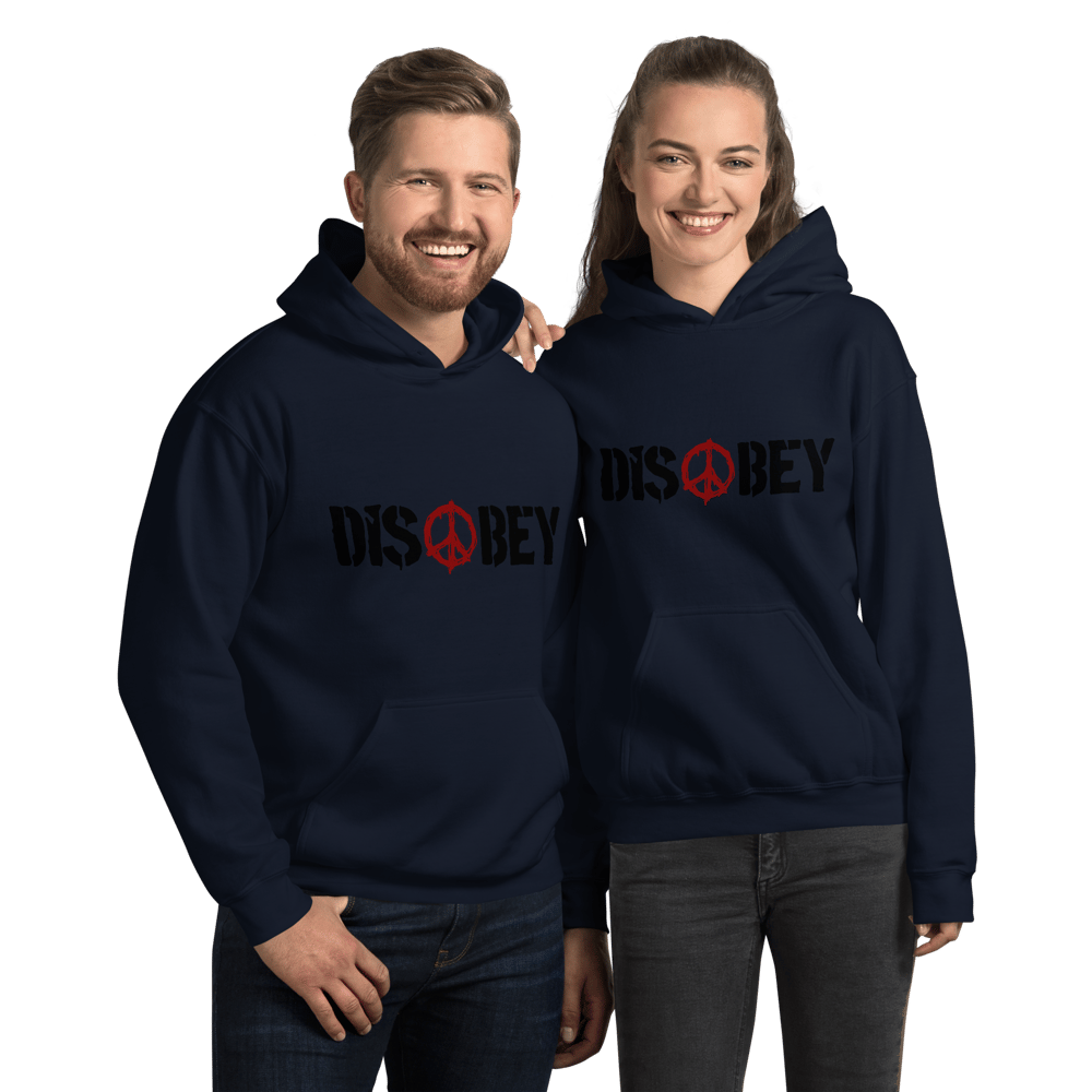 PRINTED DISOBEY LOGO HEAVY HOODIE