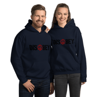 Image 4 of PRINTED DISOBEY LOGO HEAVY HOODIE