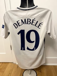 Image 3 of Tottenham Hotspur “DEMBÉLÉ 19” 2017/18 Home Shirt + UCL patches (M)