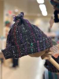 Image 3 of Wild & Wonderful Hat--Handspun Striped & Speckled