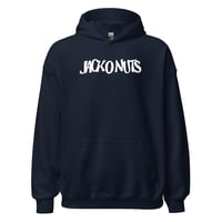 Image 3 of JACKONUTS ON YOU WHITE UNISEX HOODIE