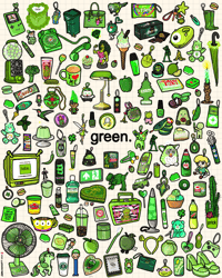 Image 1 of green. 