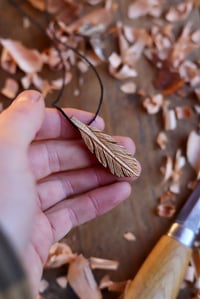 Image 7 of Feather~  Pendant Necklace 