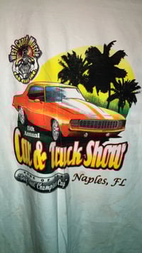 Image 2 of Car and Truck Show Screw Skull Tee