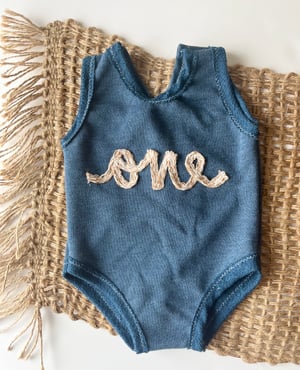 Image of Blue One Romper