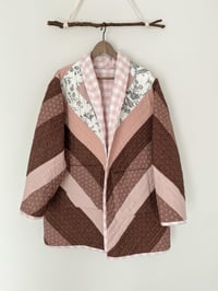 Image 2 of Dusty Pink Quilt Coat