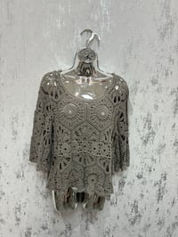 Image 3 of Pippa Crochet Bell Sleeve Top 
