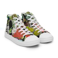 Image 5 of Women’s high top canvas shoes