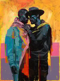 Arrival Of The Sun - 18x24" Acrylic on wood panel