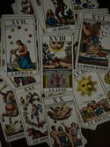 Tarot de Besançon de la fabrique de cartes Muller & Cie, Suisse, 1970. Rare!