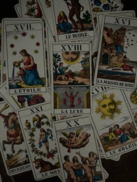 Image 3 of Tarot de Besançon de la fabrique de cartes Muller & Cie, Suisse, 1970. Rare!