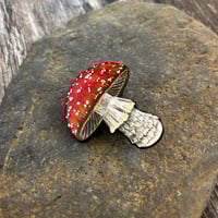 Image 2 of Fly Agaric Brooch