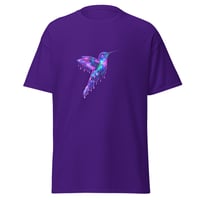 Image 4 of Unisex classic tee, Radiant Jewel Hummingbird Tee