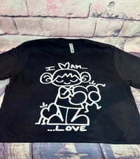 Image 3 of I AM…LOVE Tee shirt - Black 