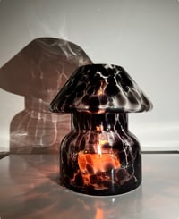 Image 5 of BLACK GLASS LAMP