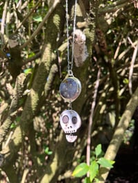 Image 3 of Stone and Skull Necklace