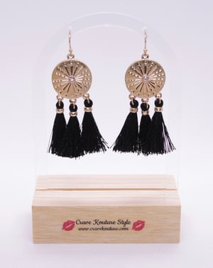 Image of Crave Dream Catcher Tassel Earrings