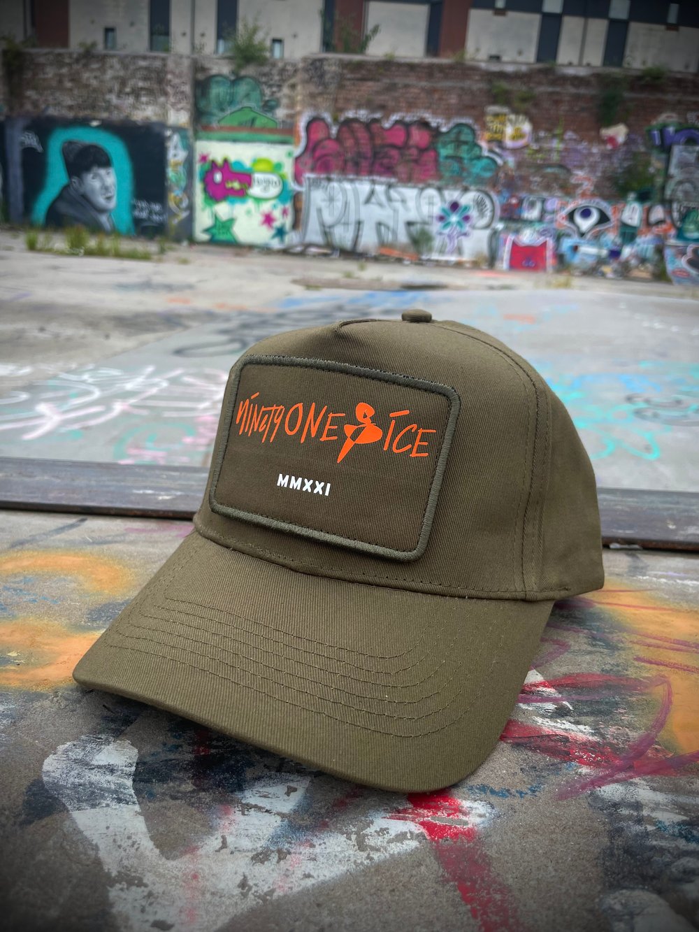 Image of Khaki Green Snapback Cap