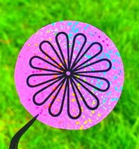 Image 1 of Flower Power glitter die cut