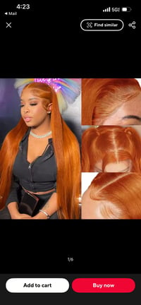 Image 6 of Human lace wigs 200” density 