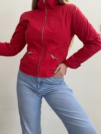 Image 5 of 00s denim red jacket // M