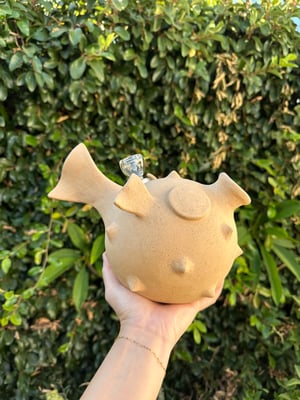 Image of Fugu Blowfish “Vong” vase + bong