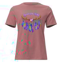 Image 5 of Women's Relaxed T-Shirt, Spirit Of The Wild Western Antlers Tee