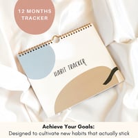 Image 3 of Habit Tracker Calendar Motivational Habit Tracking Journal Inspirational Goal Planner with Weekly Un