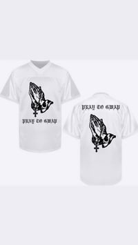  “Pray To Gwap” White Old English Jersey 