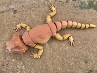 Image 5 of Bearded Dragon With Choice of Eye Color - 3D Printed Flexi Lizard