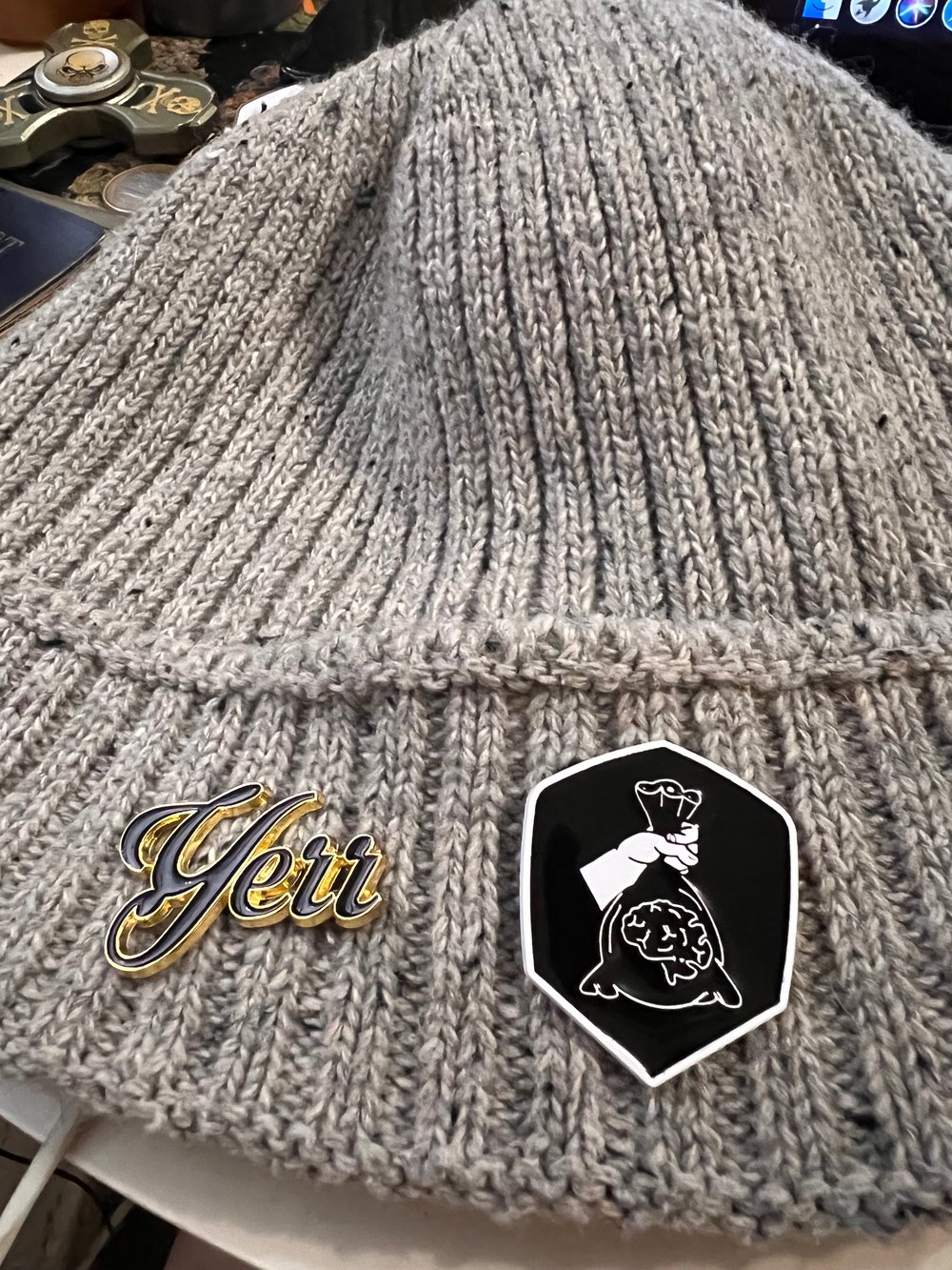 Image of Protect Your Mentals Pin (Black)
