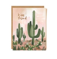 Hey Friend Cactus Card
