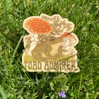Toad Admirer Stickers