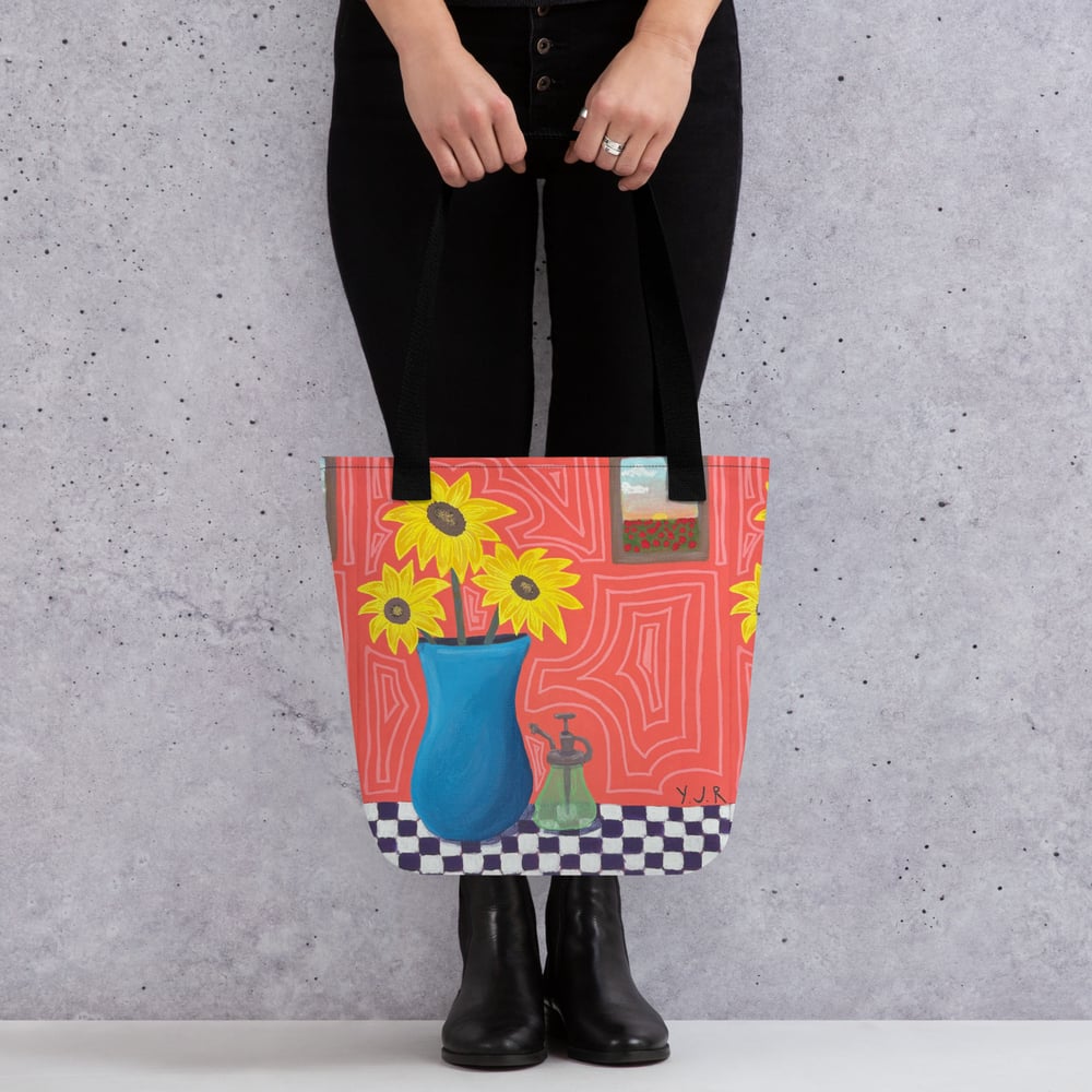 Image of Sunflower Painting Tote bag