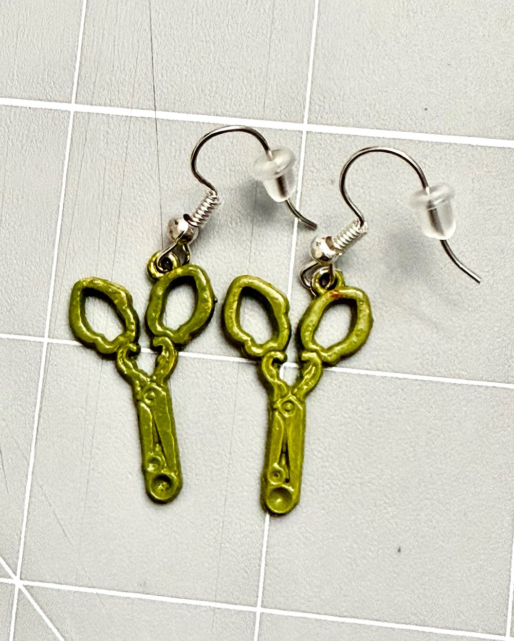 Image of Twisted Scissors Earrings