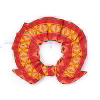 Image 1 of Orange Canna Lily Hair Scrunchie