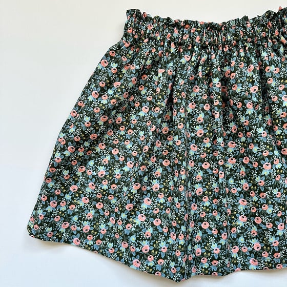 Image of PREORDER - Women's Skirt - Hunter Green Floral - Rifle Paper Co. 