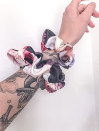 Image 3 of Patterned Satin Scrunchies