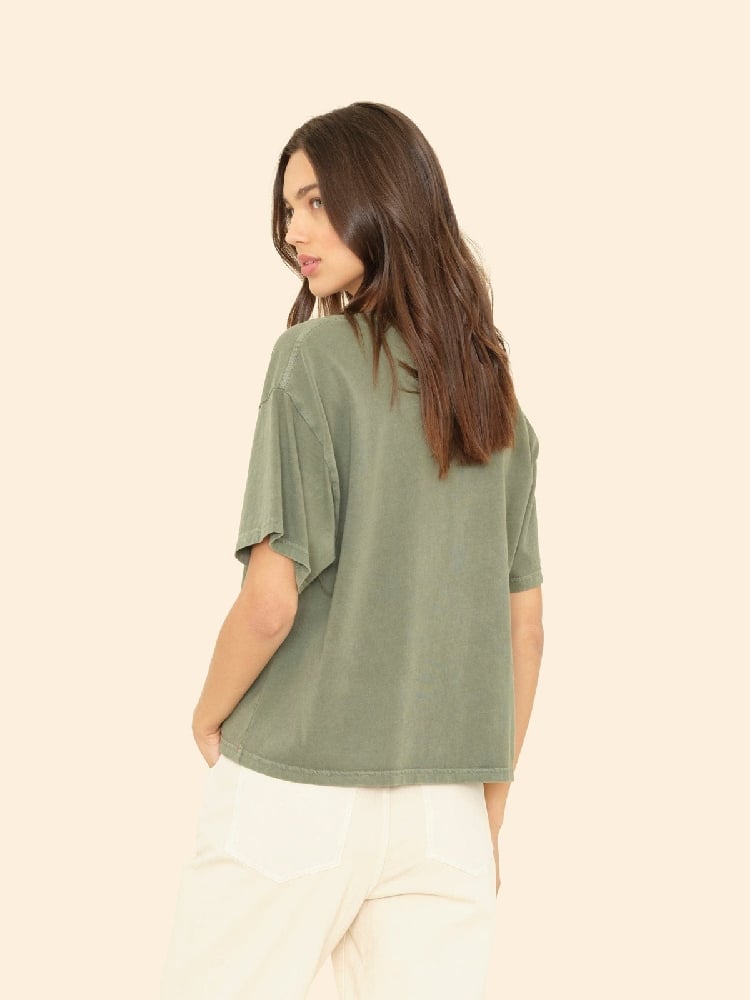 Image of XIRENA PALMER TEE SEAGRASS