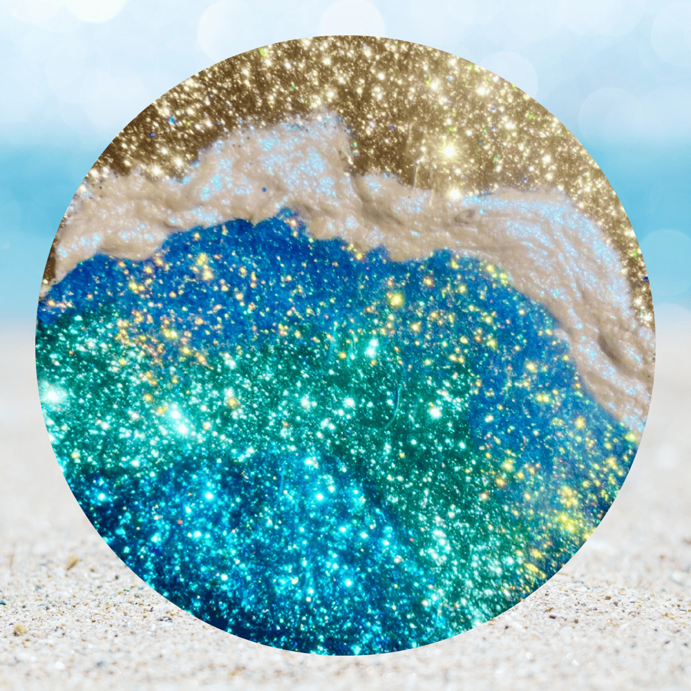 Image of TULUM ESCAPE PRESSED LARGE GLITTER 