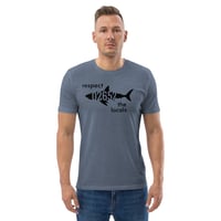 Image 4 of Unisex Organic Cotton "Respect the locals" 02652 T-shirt