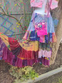 Image 2 of Wanderlust maxi skirt / bandeau dress - rainbows 8-14