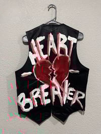 Heart Break Leather vest 