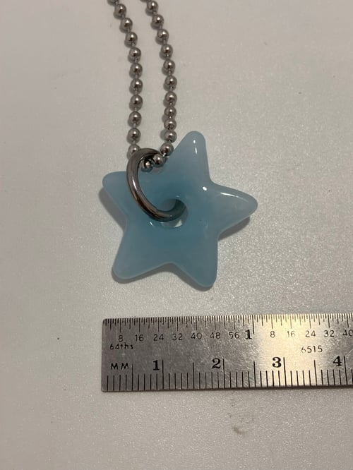 Image of sky blue star